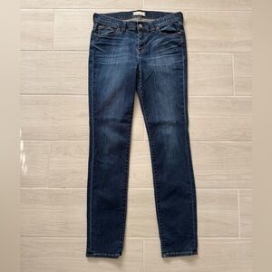 Madewell Dark Blue Alley Straight Jeans
